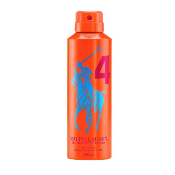 BIG PONY 4 ARANCIO FOR MEN BODY SPRAY