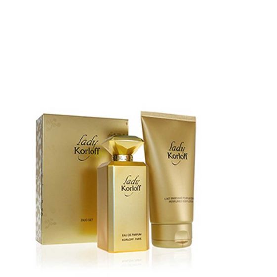 LADY KORLOFF DUO SET  EDP AND BODY LOTION-88ML