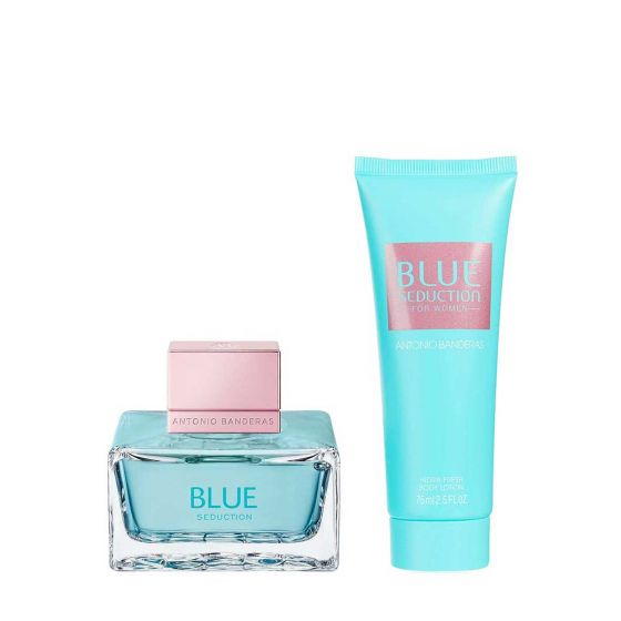 BLUE SEDUCTION WOMEN EDT & BODY LOTION
